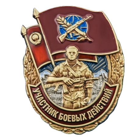 Памятный знак «Участник боевых действий»